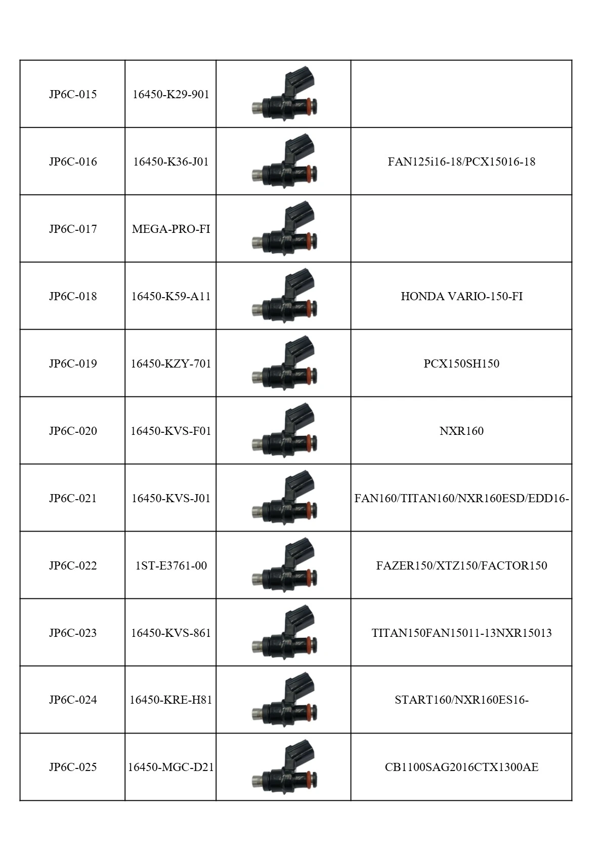 fuel injectors
